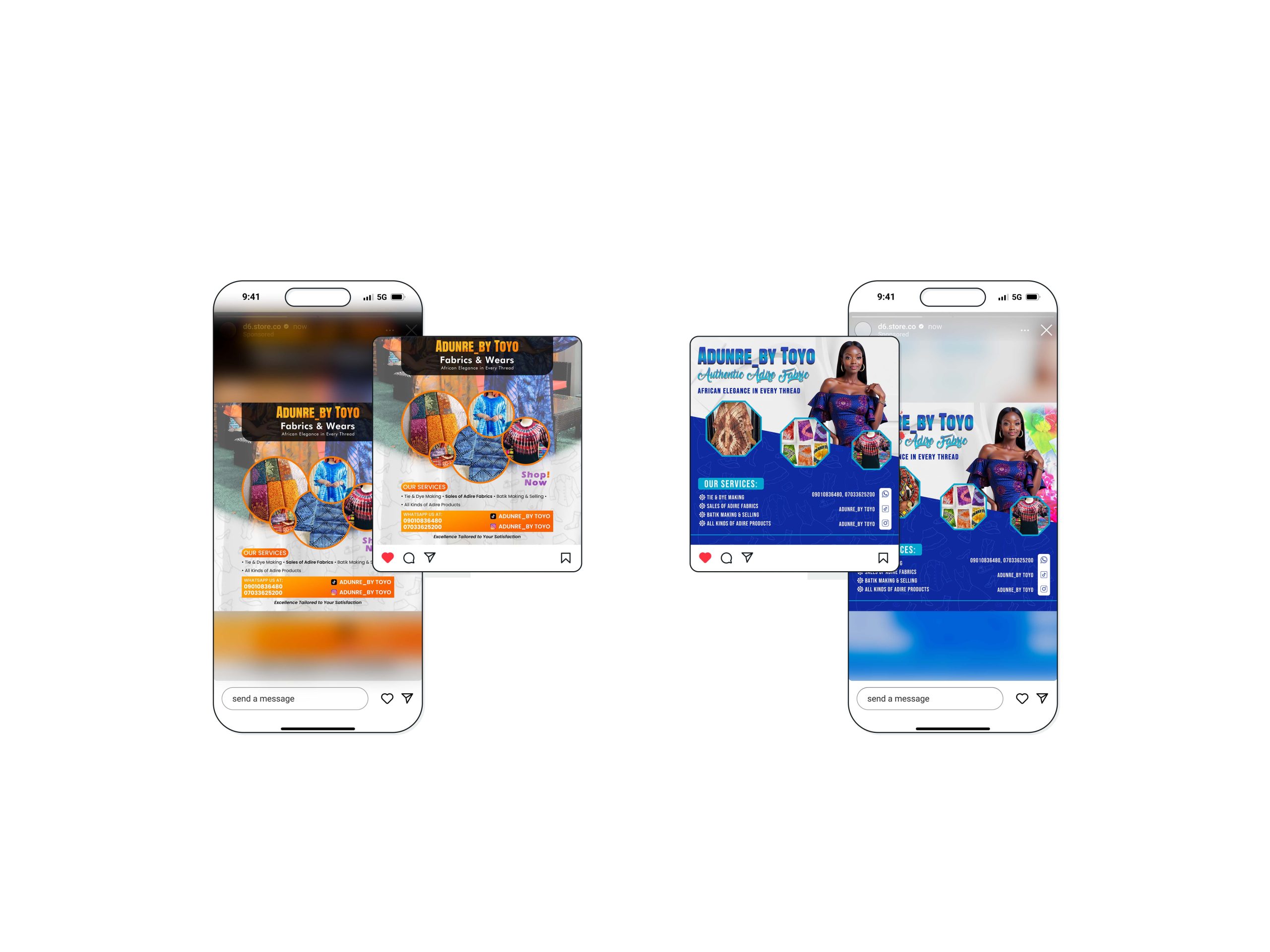 Instagram Mockup Kit with iPhone 15 Pro