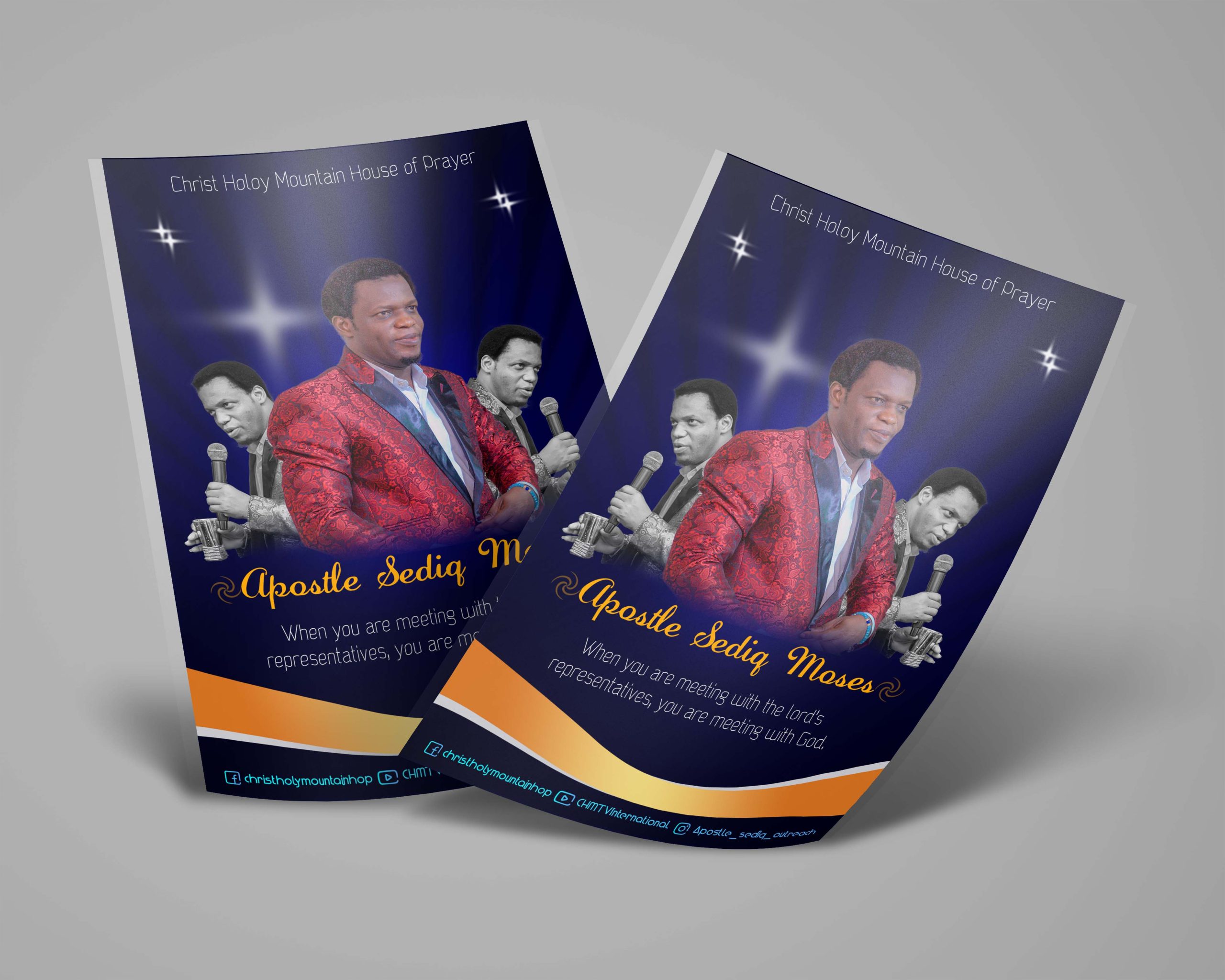 CHM_2 A4 Flyer With Shadow – Free PSD Mockup