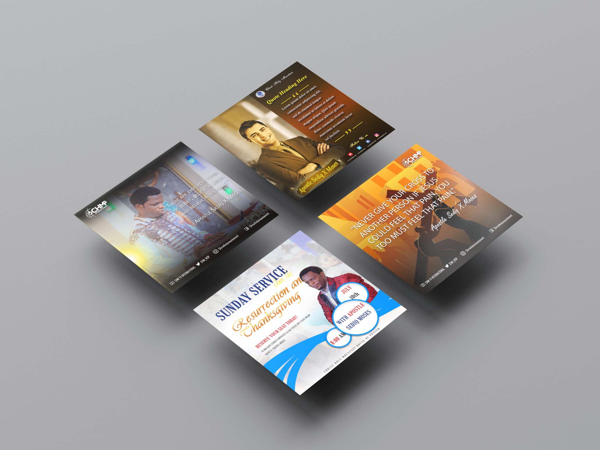 Christ Holy Mountain – Social Media & Promotional Design