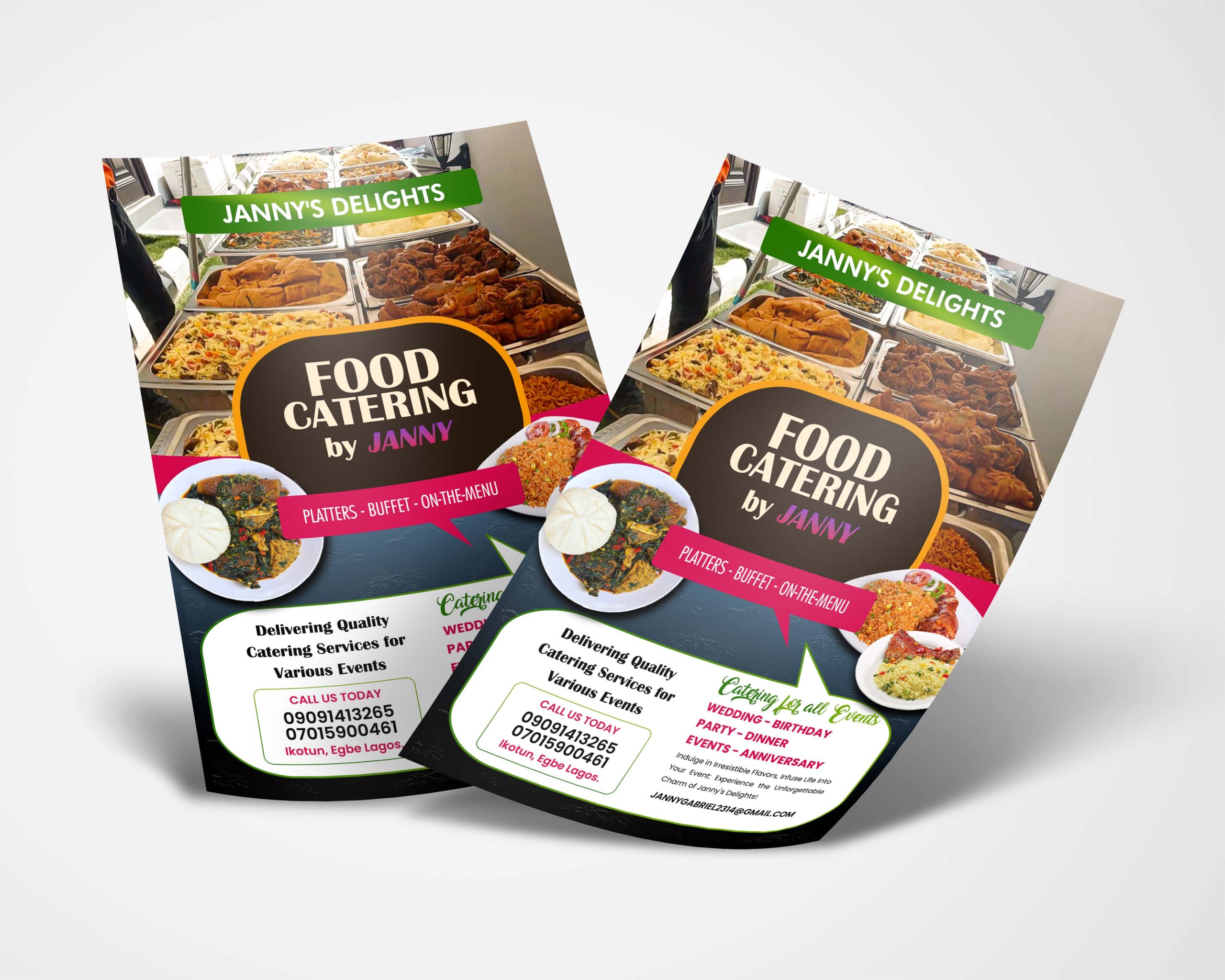 Janny D._2 A4 Flyer With Shadow – Free PSD Mockup