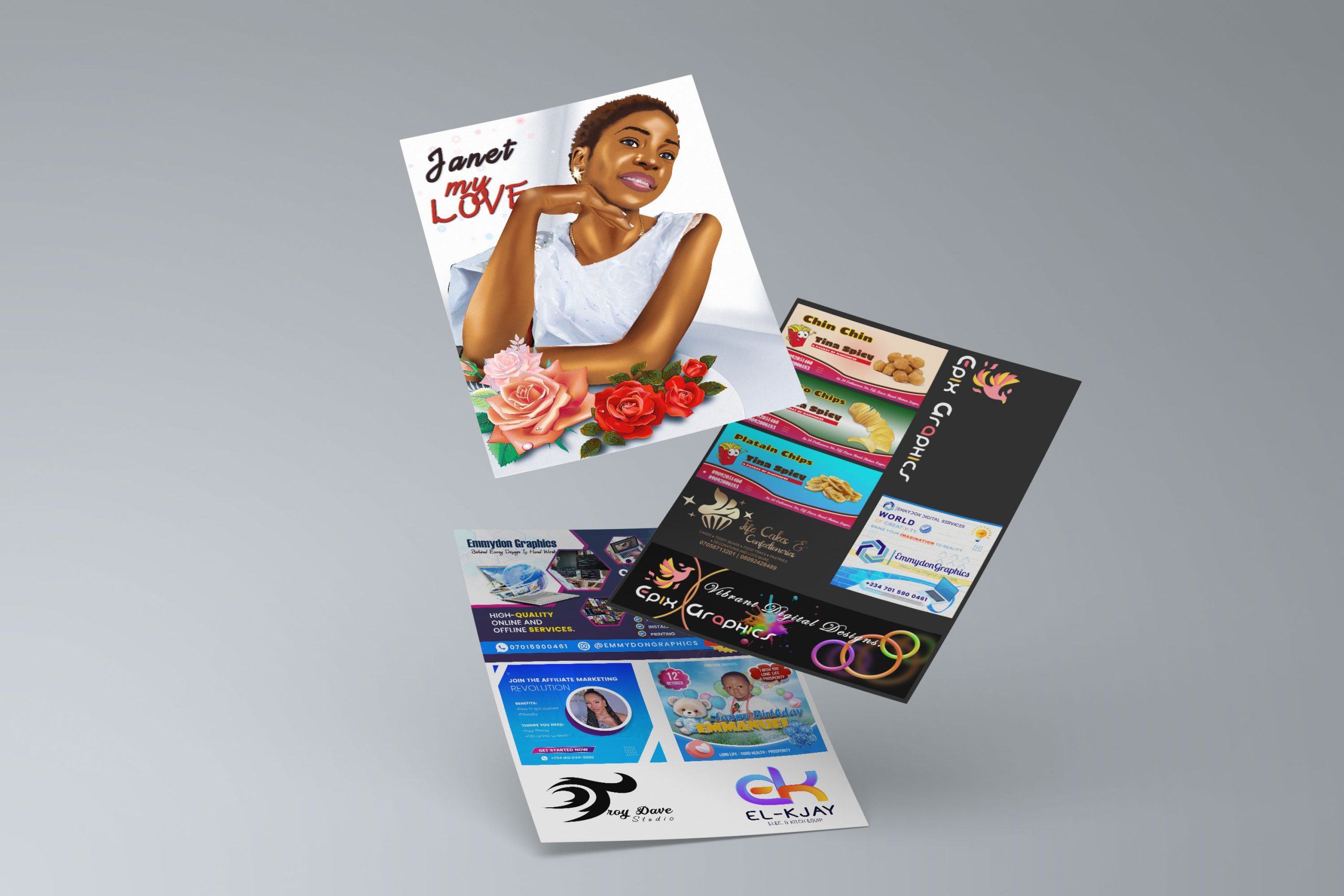 Creative Design Collection – Labels, Flyers, Logos & More