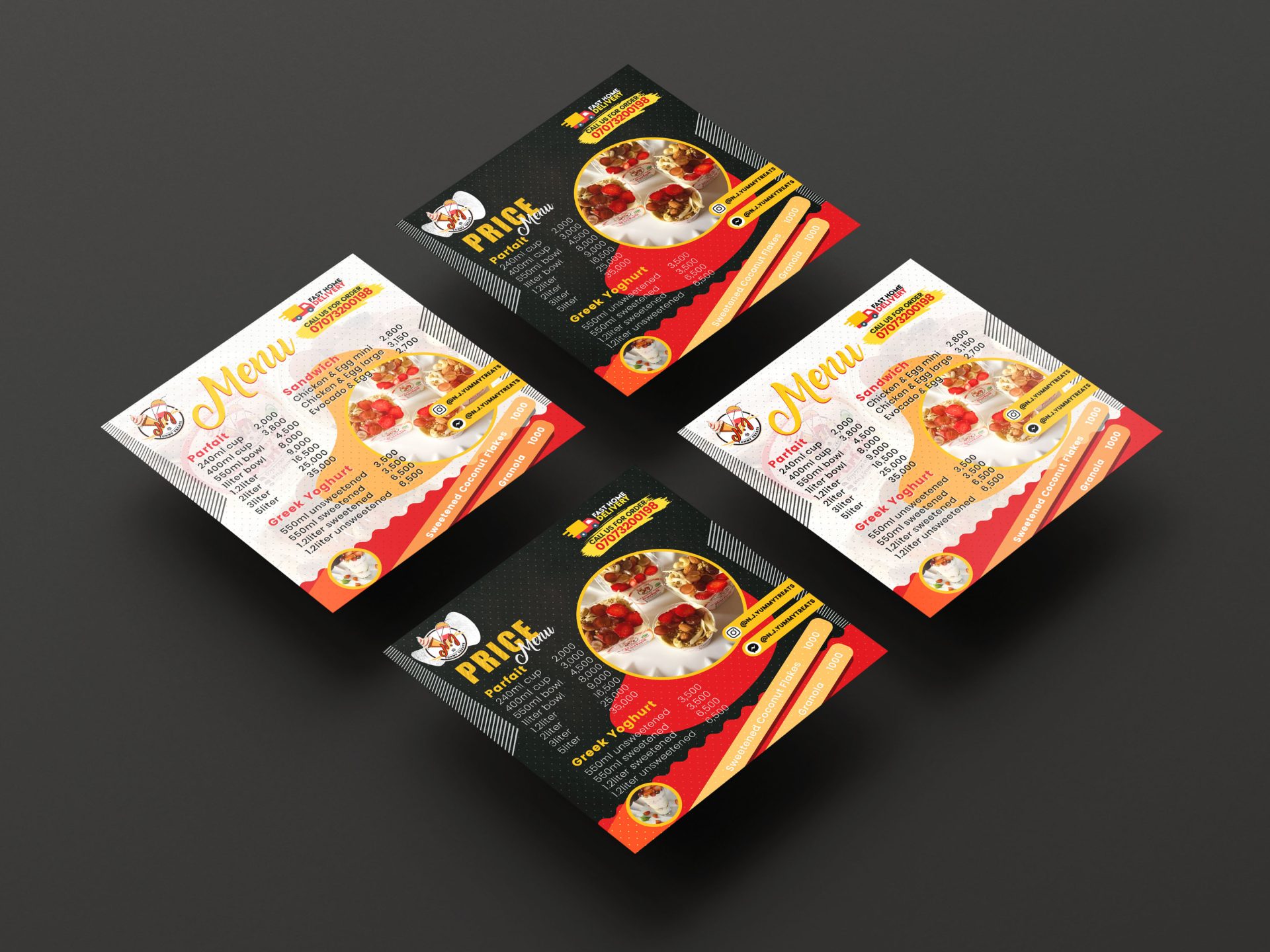 Mini Branding Kit for N.J Yummy Treats